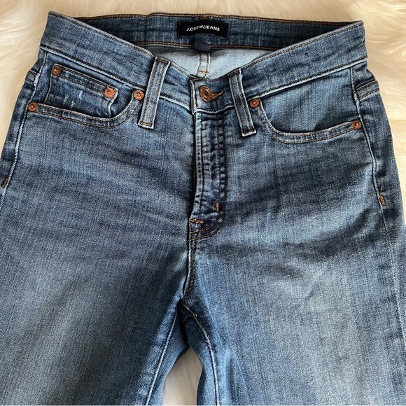 J. Crew 9” Toothpick Jean In Rip & Repair Wash Skinny Ankle Size 24 - Picture 6 of 13